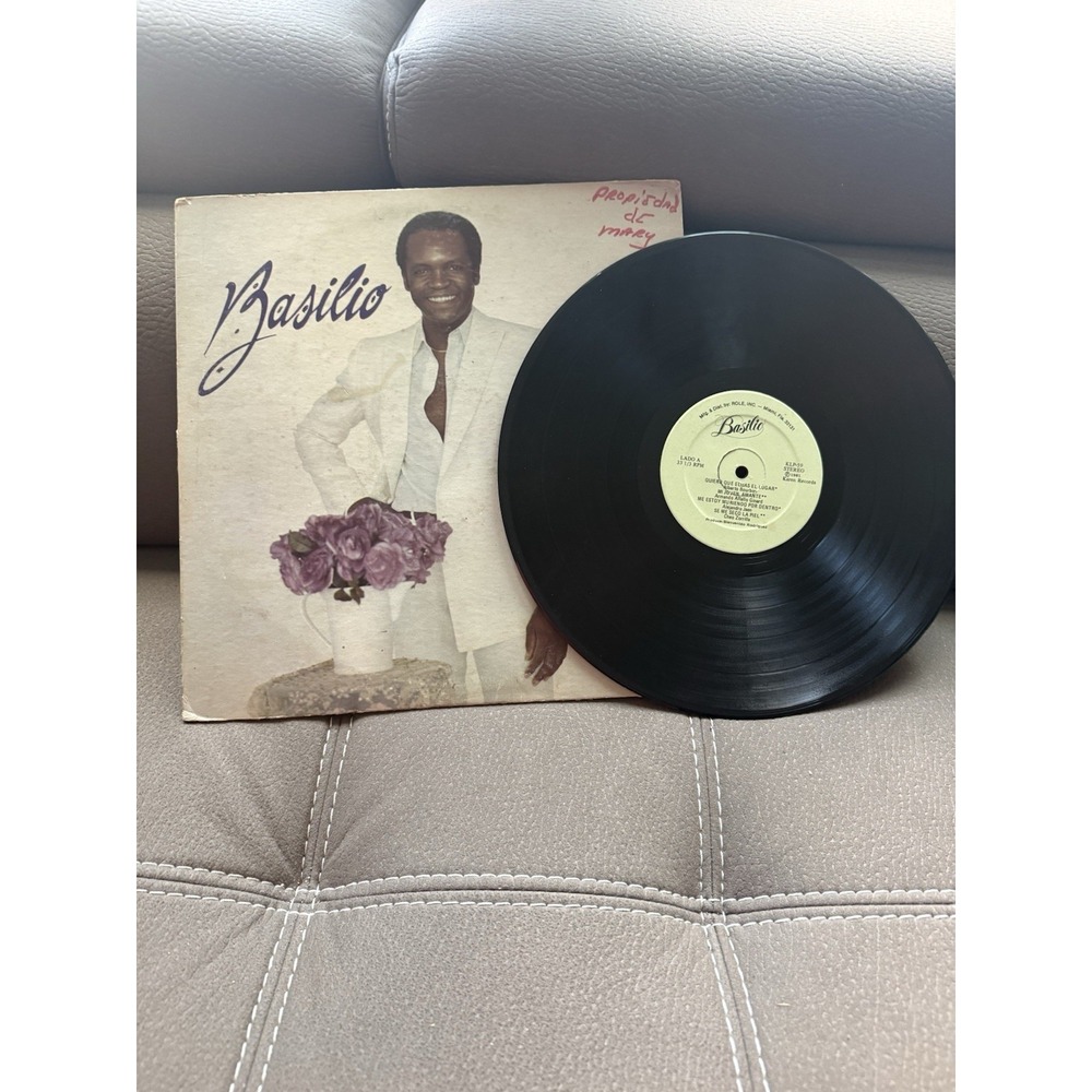 BASILIO Self titled LATIN MUSIC LP 1981 Vinyl Record Karen EX.